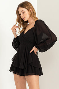 Black Almost Love Romper