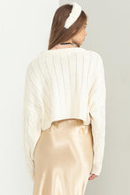 Cream Cable Knit Sweater