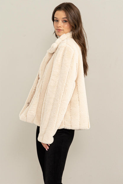 Cream Fur Jacket