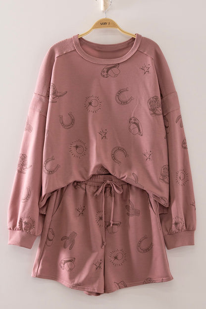 Cozy Cowgirl Mauve Set