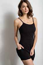Black Active Romper