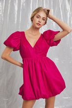 Fuchsia Velvet Dress