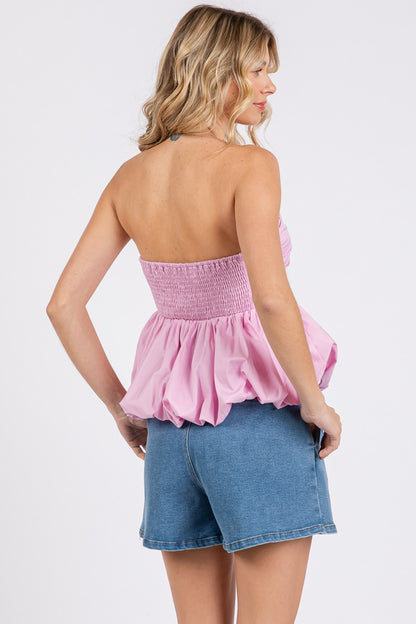 Pink Bubble Top