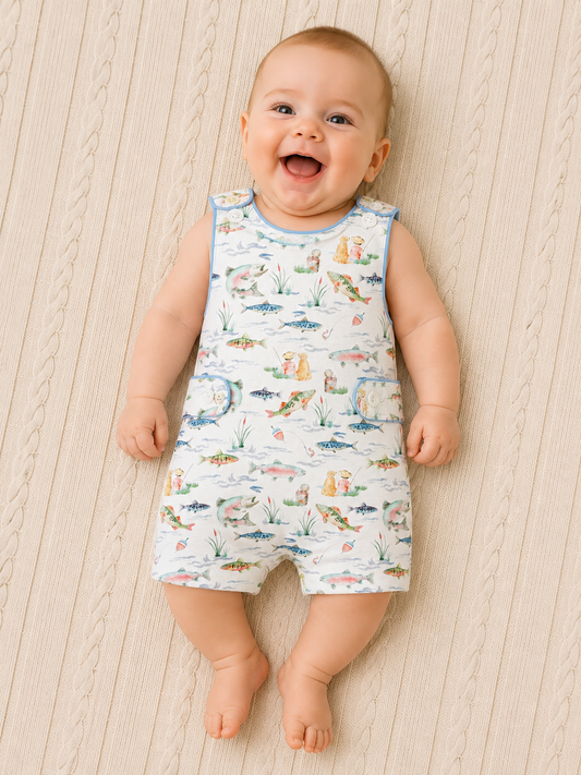 Gone Fishing Romper