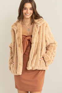 Taupe Fur Jacket