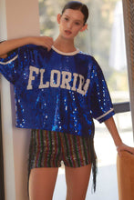 Florida Sequins Gameday Top
