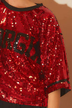 Georgia Sequins Gameday Top