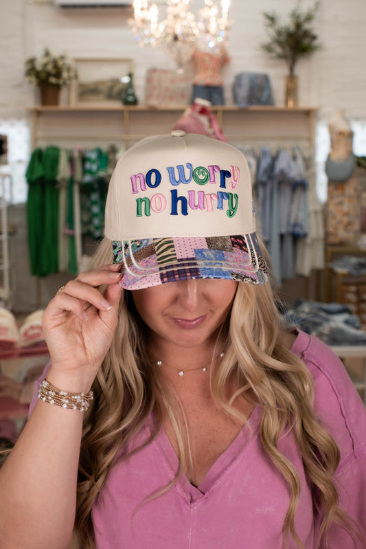 No Worry No Hurry Hat