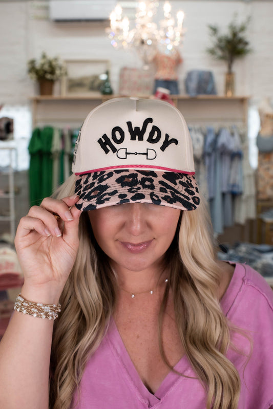 Howdy Leopard Hat
