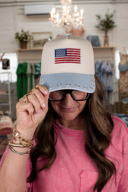 Light Denim American Hat