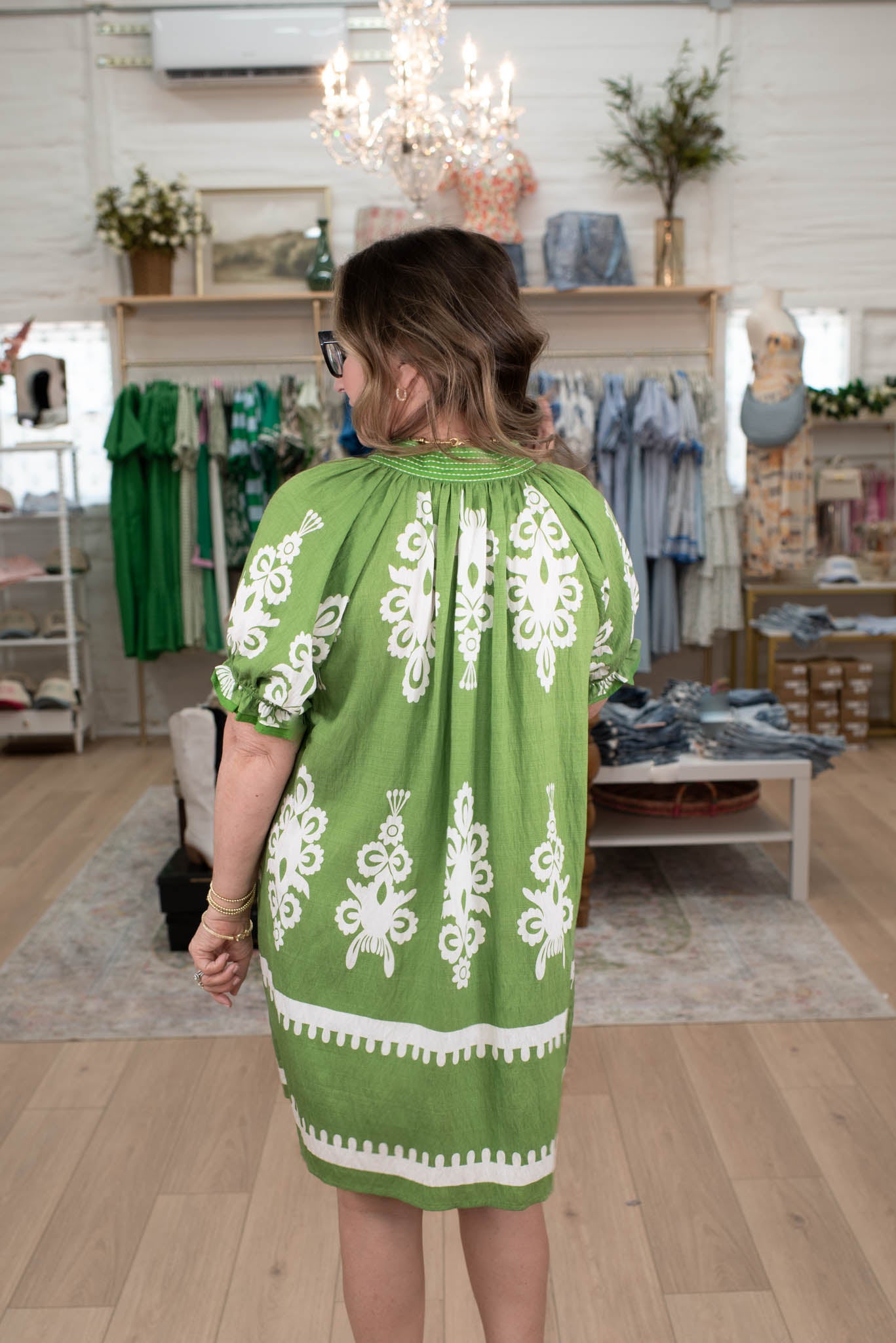 Bloom & Grace Green Dress
