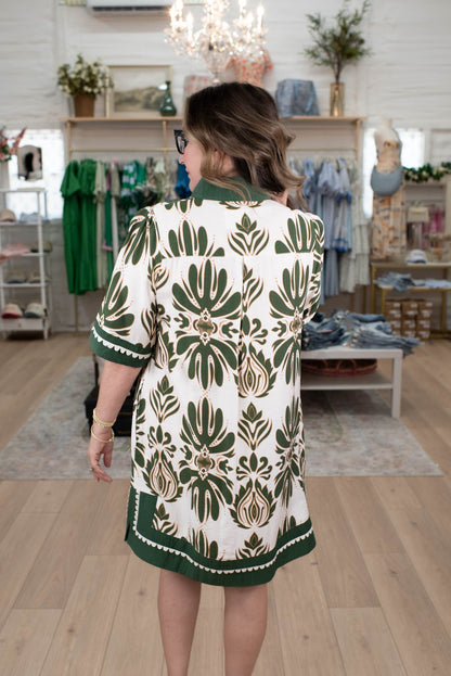 Generations Border Printed Dress