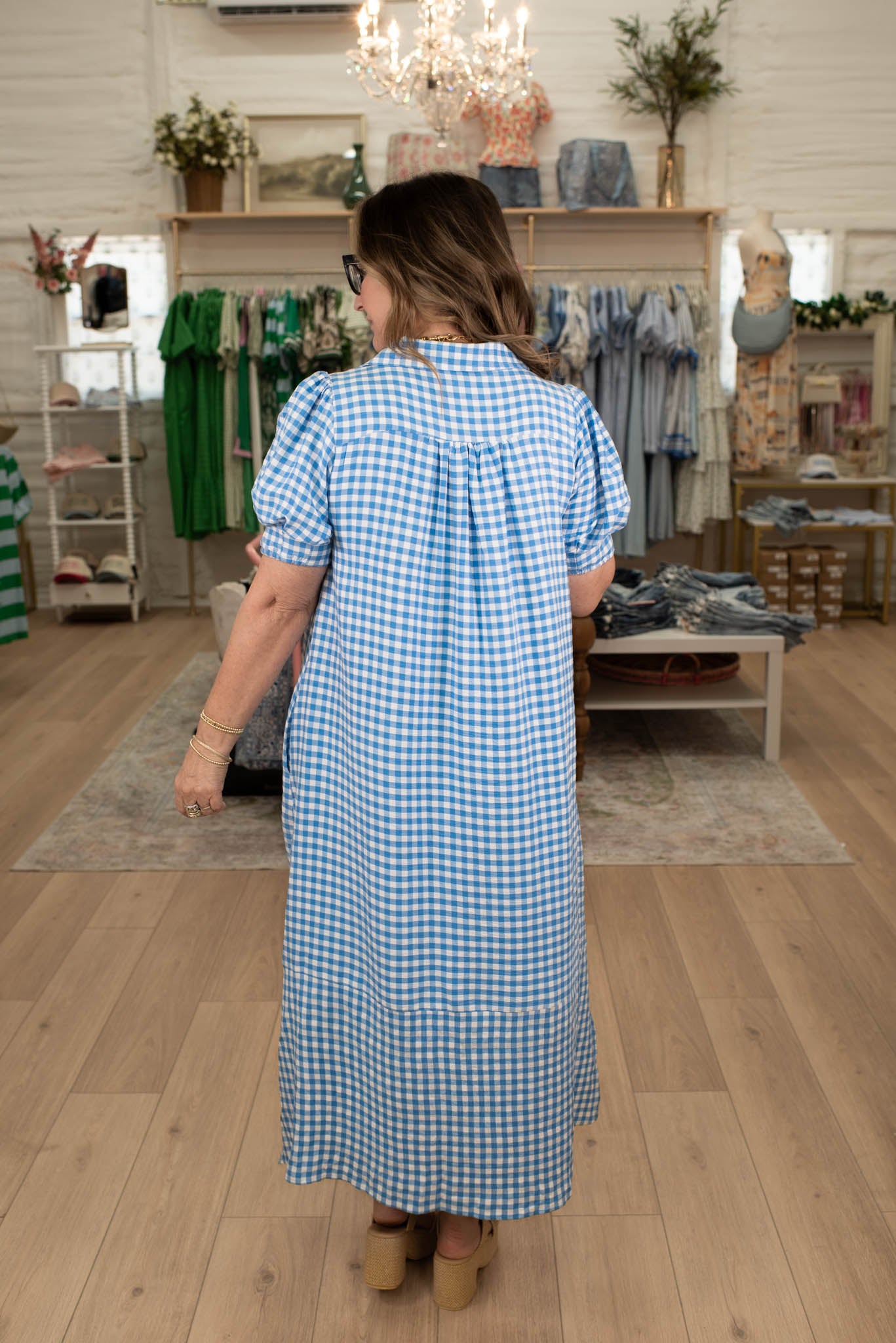 Sunday Picnic Midi Dress