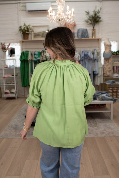 Evergreen Muse Top