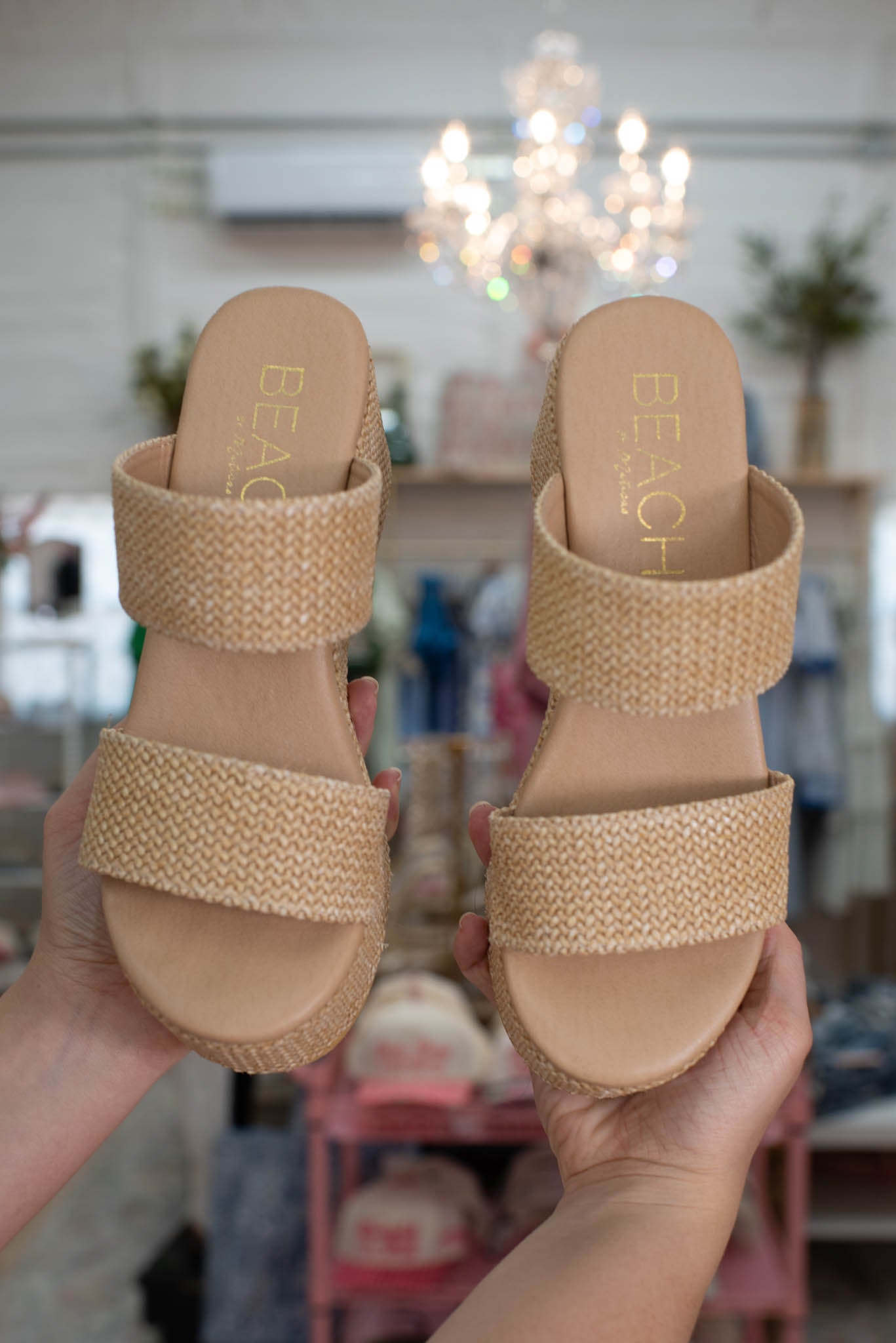 Rattan Vacay Heels