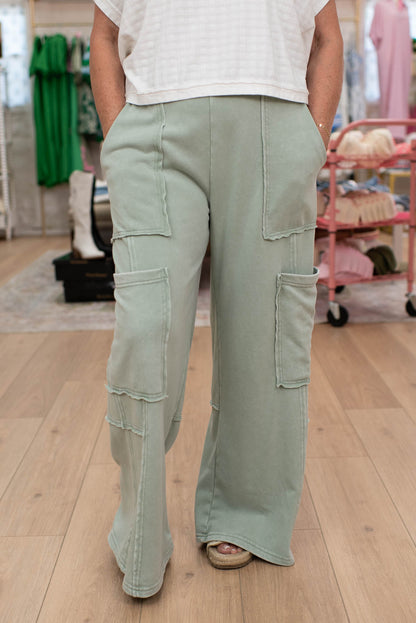 Comfort Sage Cargo Pants