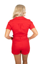 Red Victory Romper