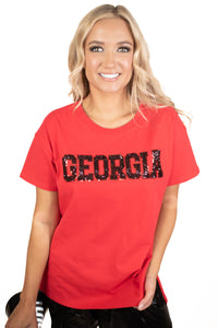Bulldog Bling Sequins Top