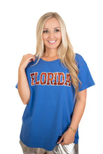 Flawless Florida Fan Sequins Top