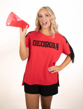 Gametime Glamour Fringe Tee