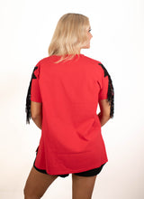 Gametime Glamour Fringe Tee
