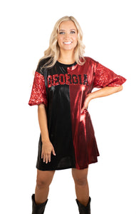 Colorblock Gameday Jersey Dress