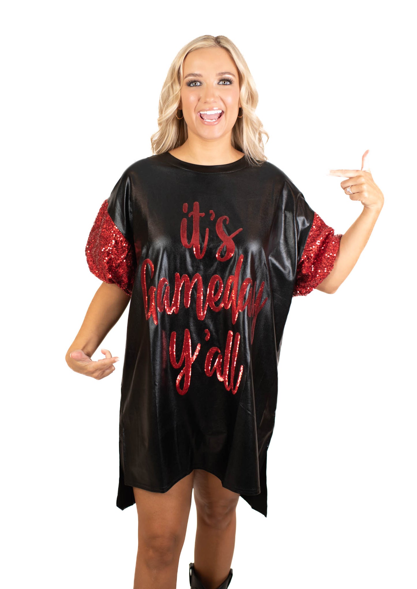 It's Gameday Yall Shirt Dress