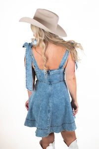Only The Best Washed Denim Dress