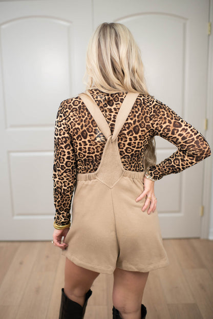 Safari Chic Cozy Romper