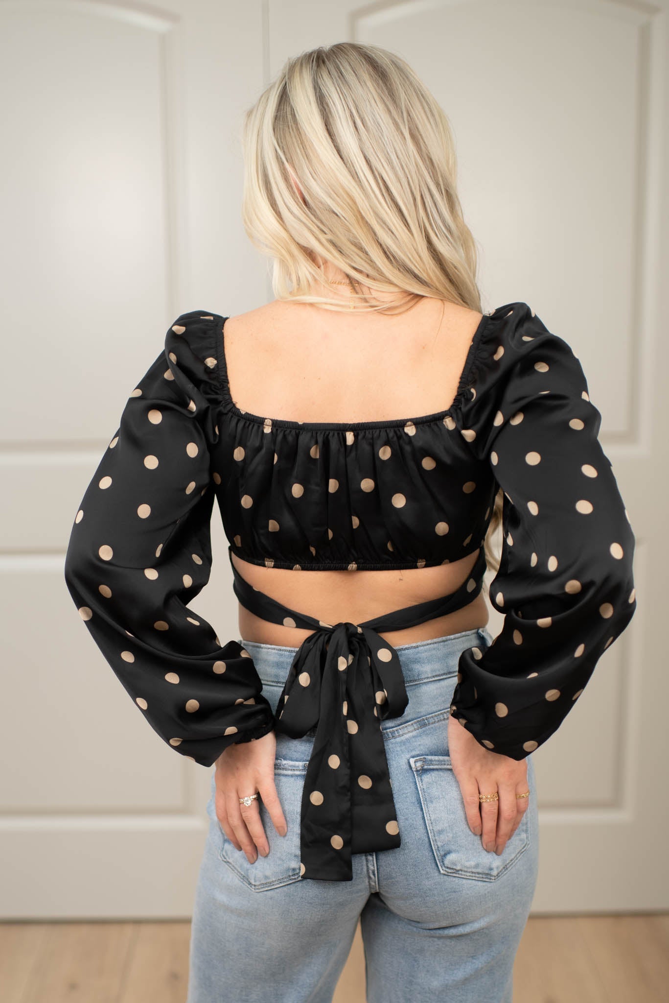 Pretty On Point Polka Dot Top