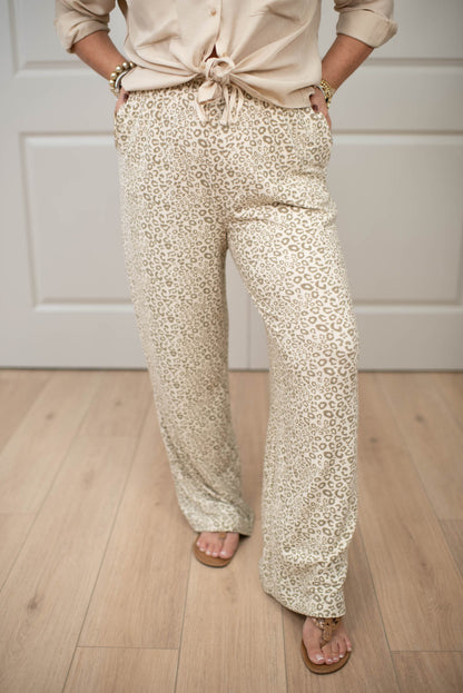 Lazy Leopard Luxe Pants