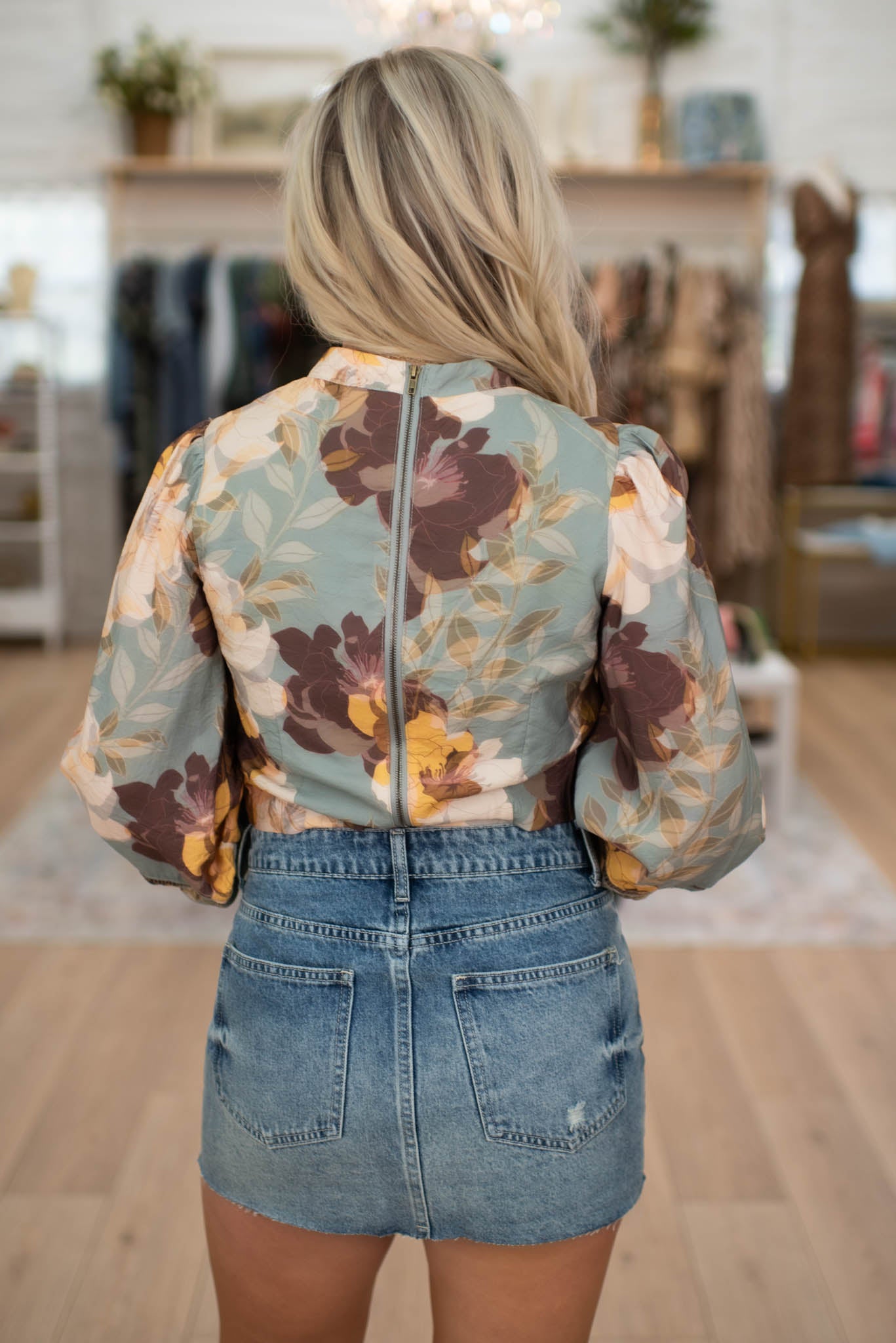 The Fall Florals Top