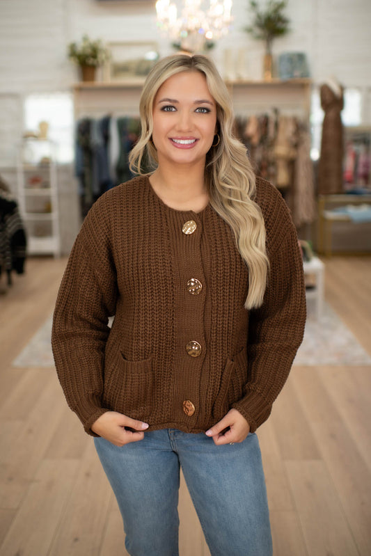 Brown Sugar Knit Sweater