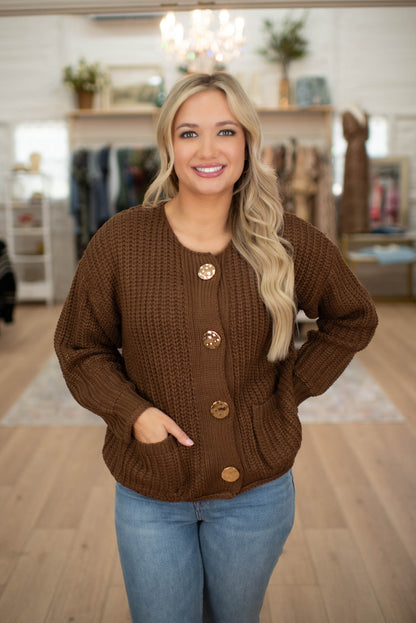 Brown Sugar Knit Sweater