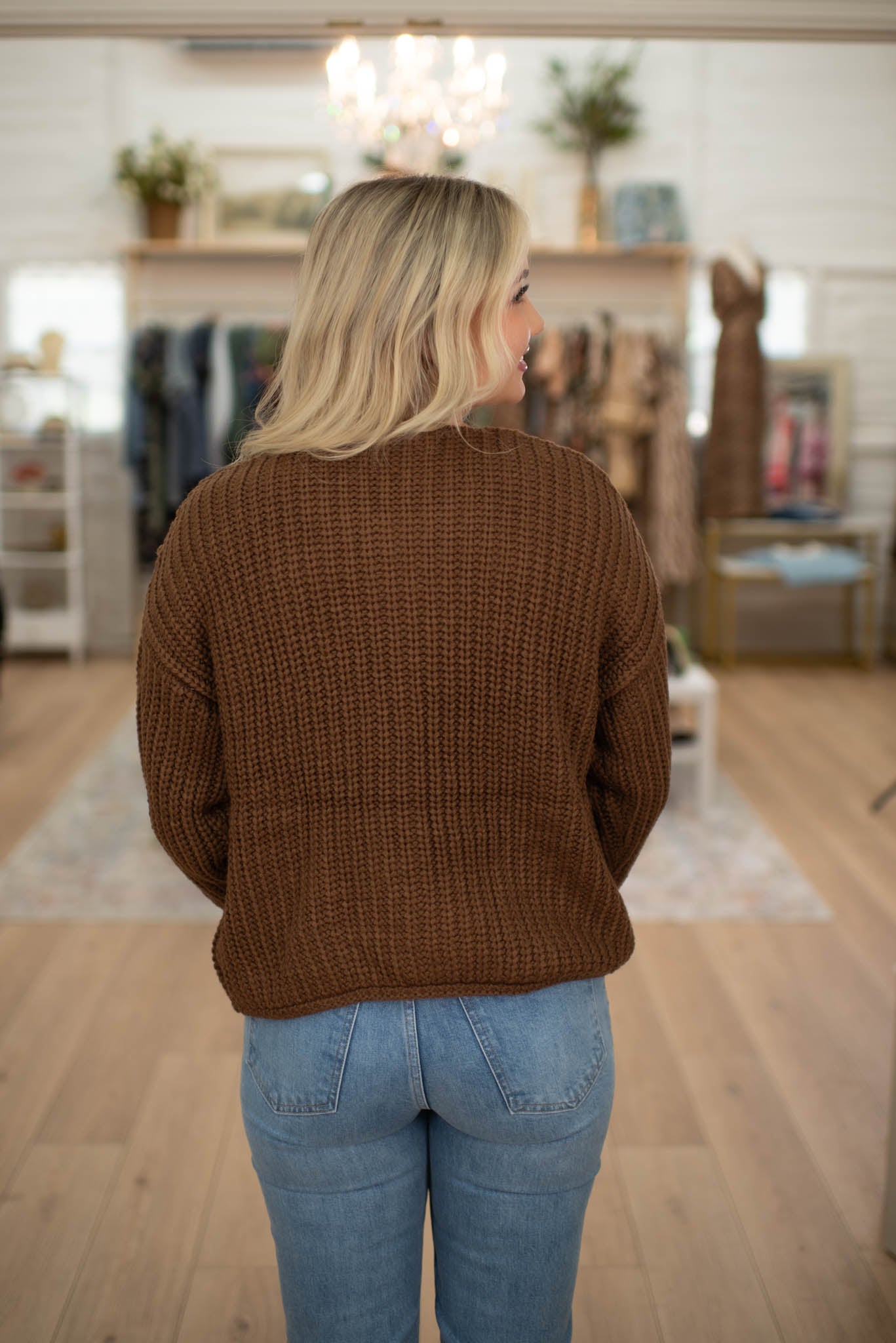 Brown Sugar Knit Sweater