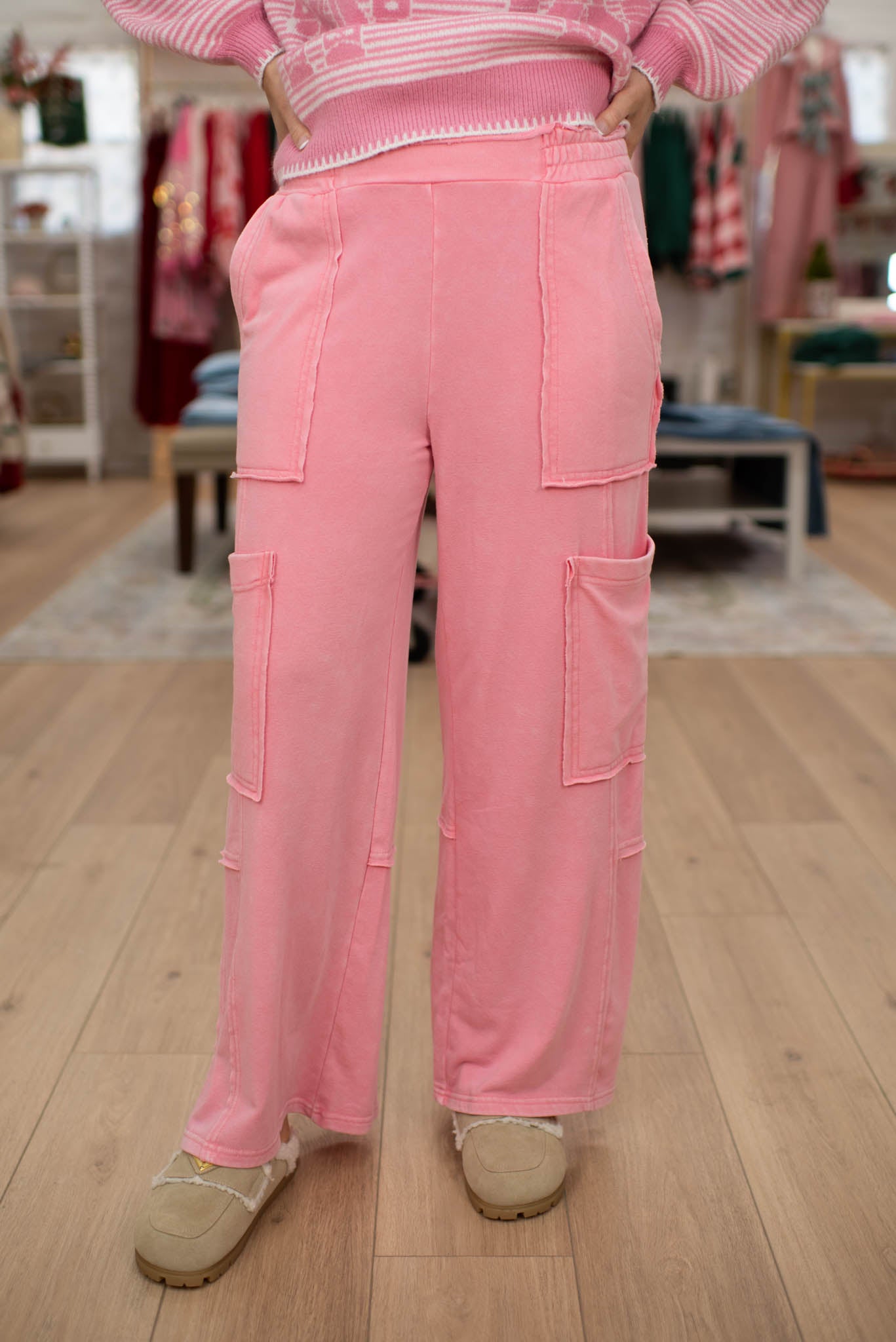 Pink Oversized Pants
