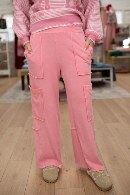 Pink Oversized Pants