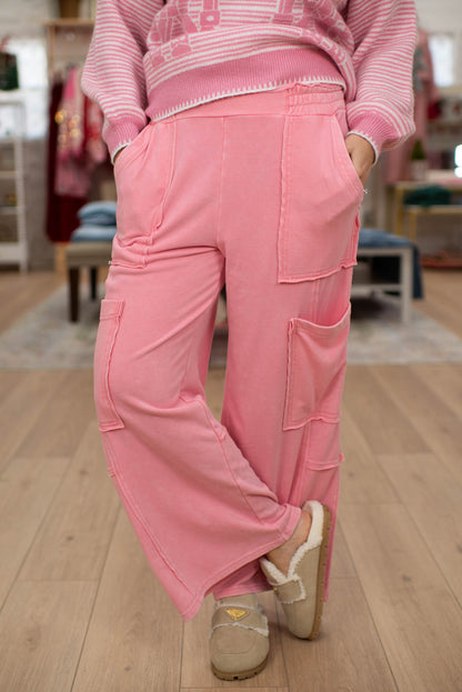 Pink Oversized Pants