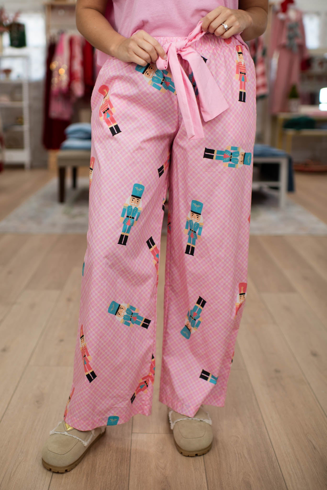 Pink Nutcracker PJ Pants