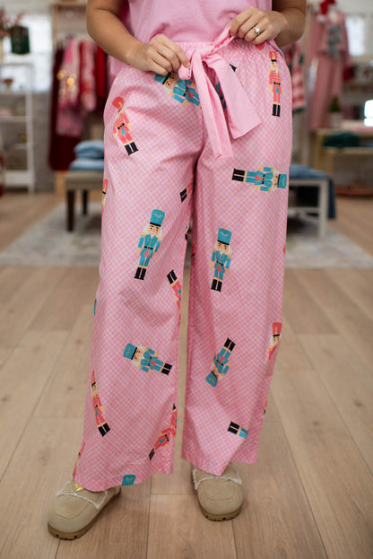 Pink Nutcracker PJ Pants