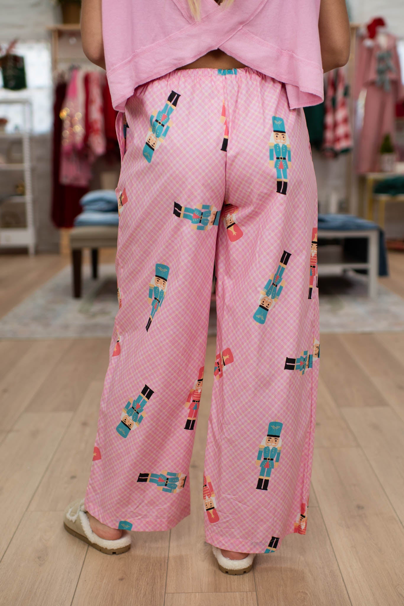 Pink Nutcracker PJ Pants