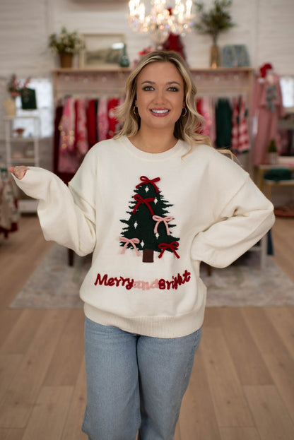 Christmas Tree Graphic Sweater