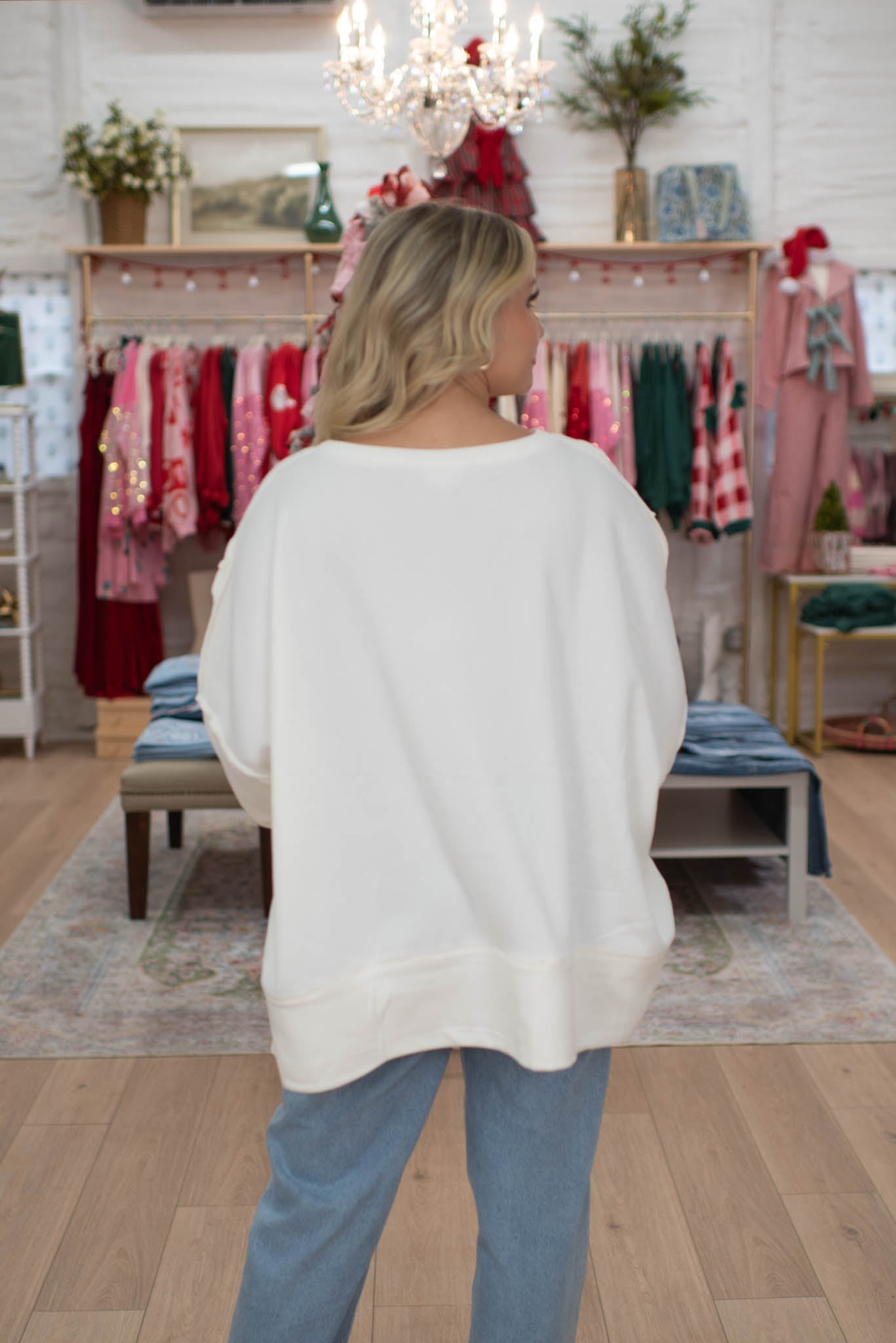 Merry Plaid Sweatshirt