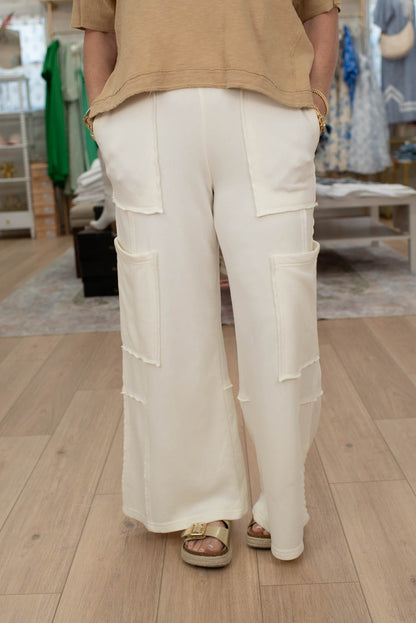 Comfort Cream Cargo Pants
