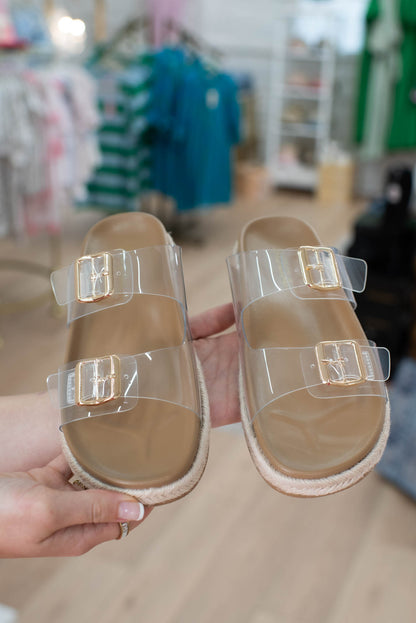 Nude/Clear Sandals