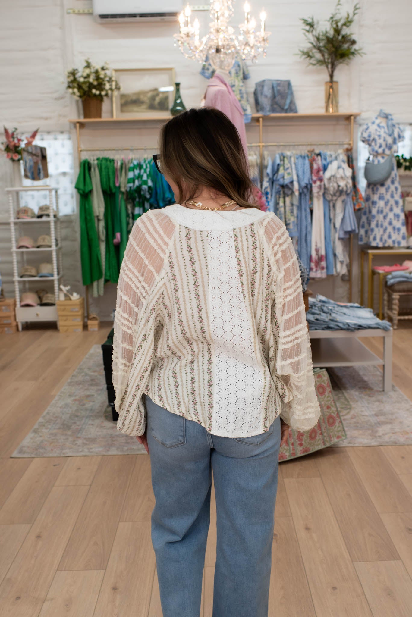 Cottage Lane Floral Top