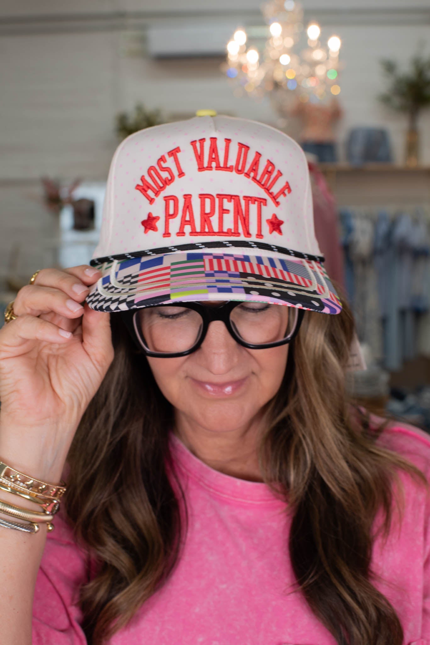 Patchwork Most Valuable Parent Hat