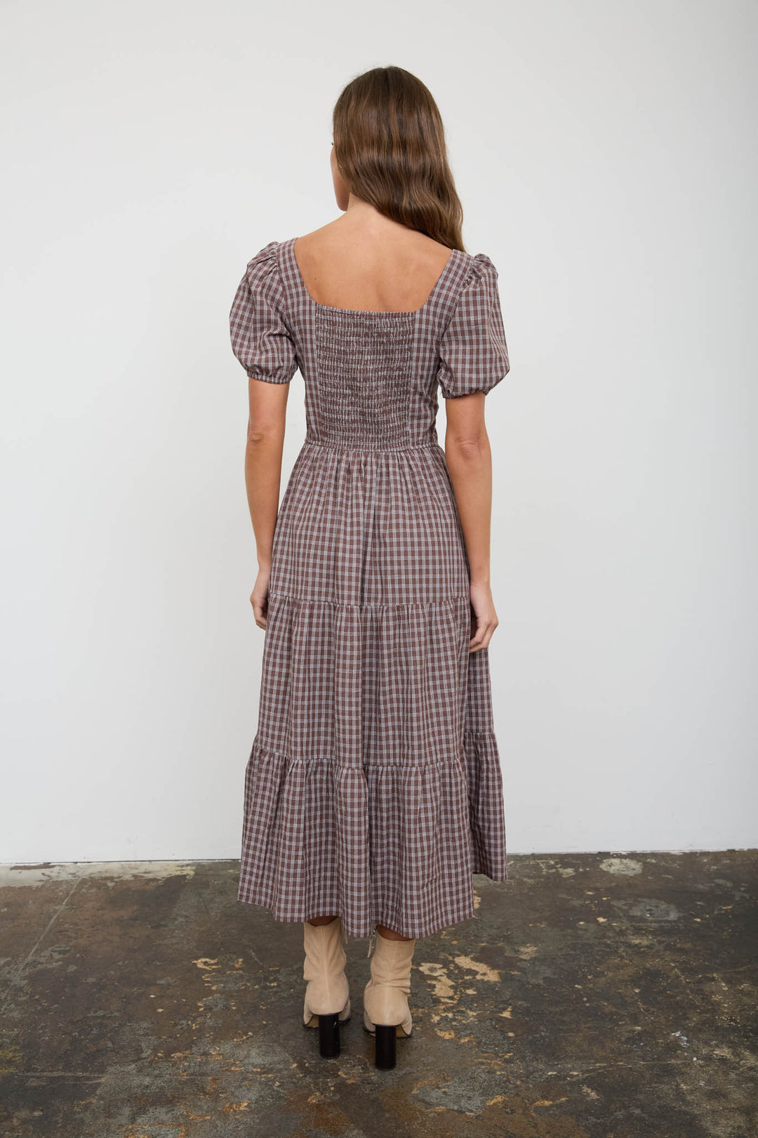 Fall Picnic Midi Dress