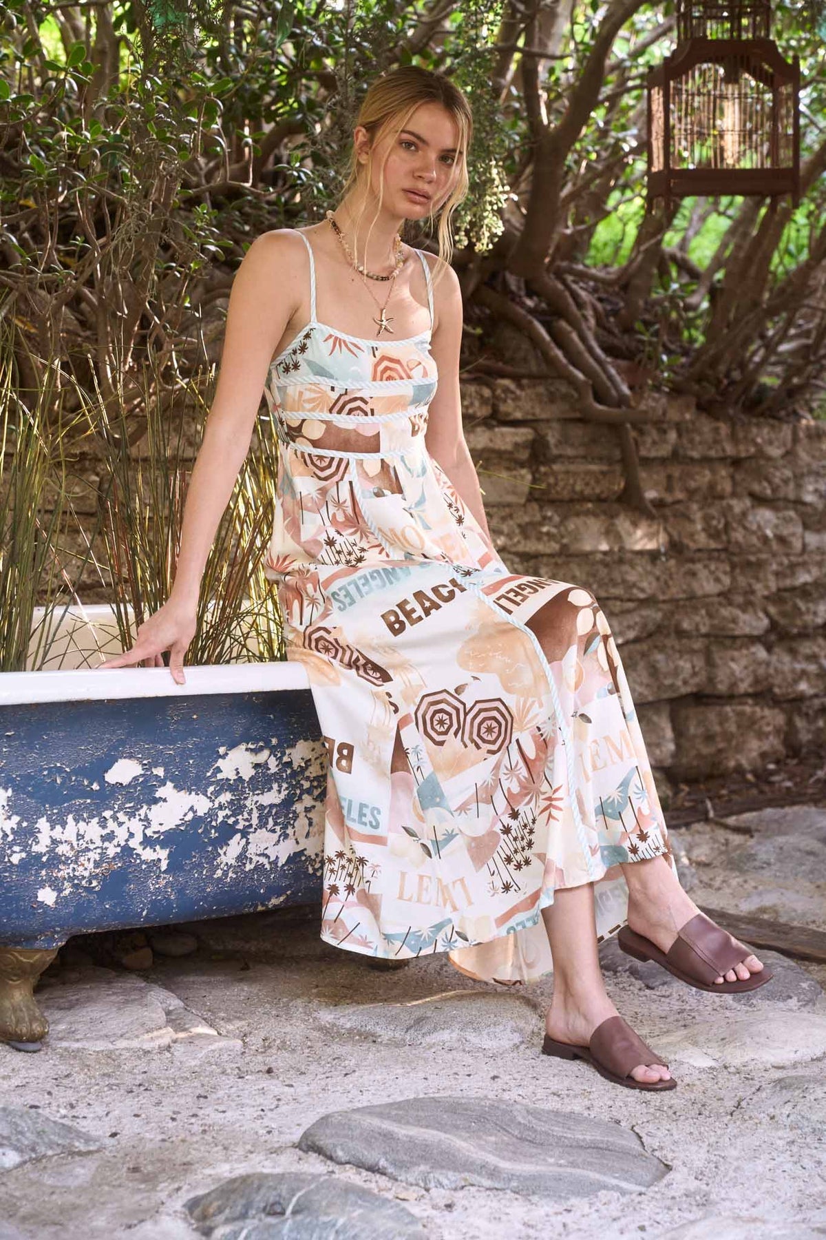 Beach Club Getaway Midi Dress
