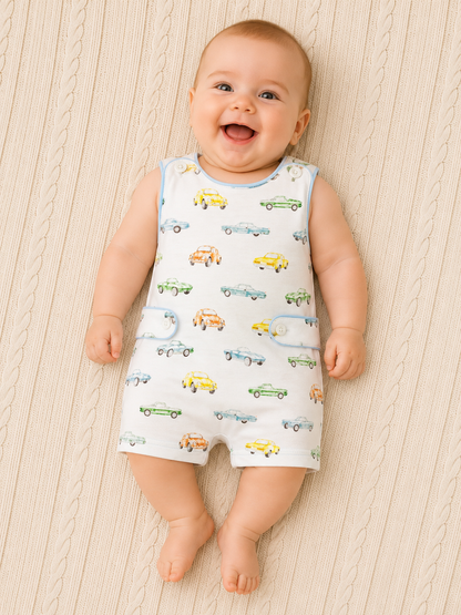 Vintage Cars Romper